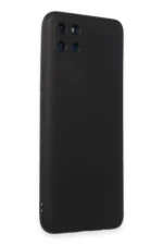 Uray store Realme C11 Kılıf Nano içi Kadife Silikon - Siyah - Görsel 2
