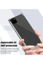 Uray store Realme C11 Kılıf Olex Tpu Silikon - Şeffaf - Görsel 4