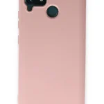 Uray store Realme C15 Kılıf Nano içi Kadife Silikon - Pudra