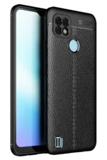 Uray store Realme C21 Kılıf Auto Focus Kapak - Siyah