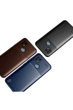 Uray store Realme C21 Kılıf Auto Focus Karbon Kapak - Siyah - Görsel 3