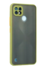 Uray store Realme C21 Kılıf Montreal Silikon Kapak - Açık Yeşil - Görsel 3