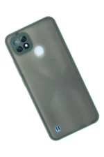 Uray store Realme C21 Kılıf Montreal Silikon Kapak - Yeşil - Görsel 2