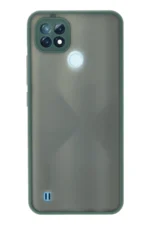 Uray store Realme C21 Kılıf Montreal Silikon Kapak - Yeşil