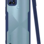 Uray store Realme C21 Kılıf Platin Silikon - Lacivert