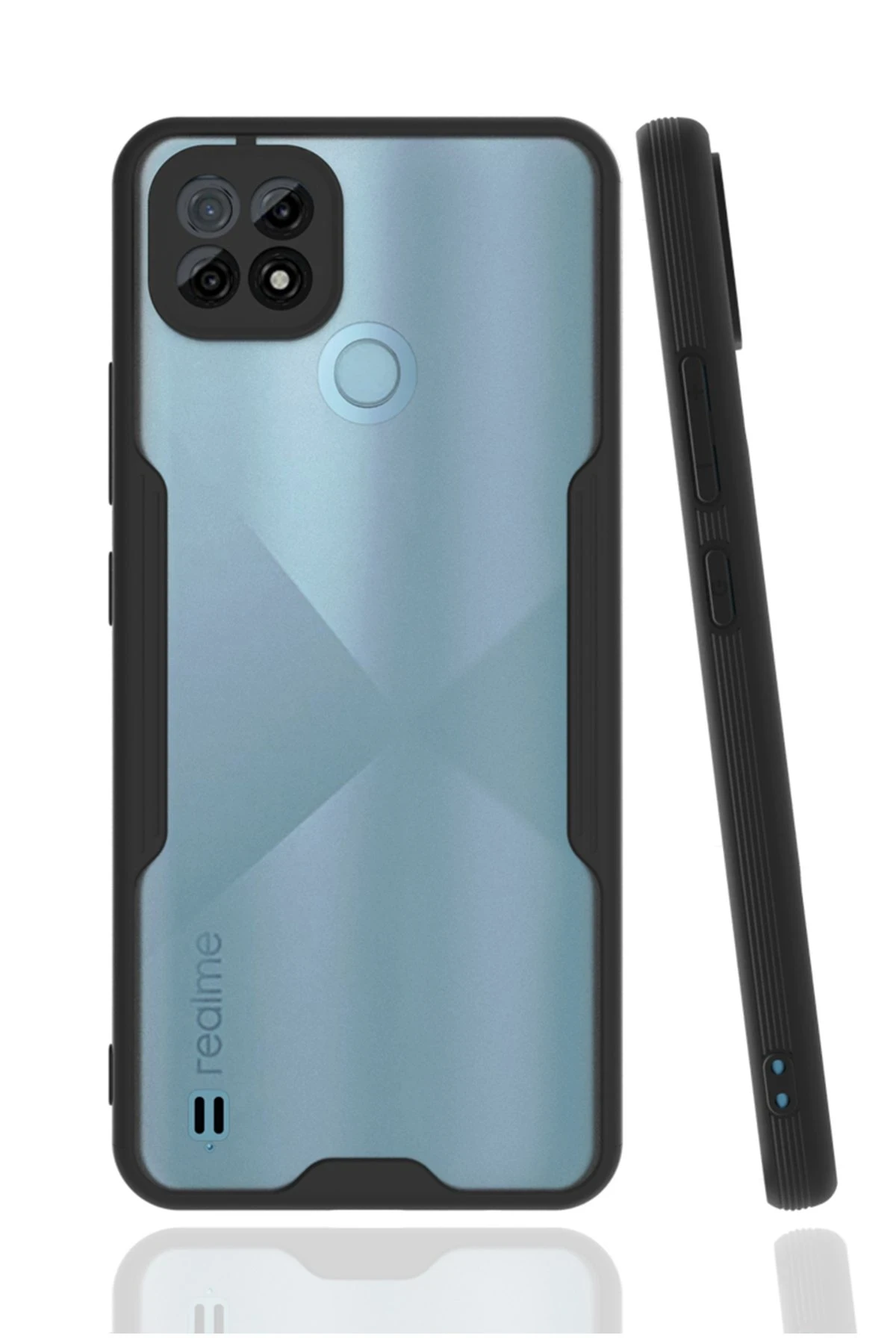 newface-realme-c21-kilif-platin-silikon-siyah-default Uray store Realme C21 Kılıf Platin Silikon - Siyah - Görsel 1
