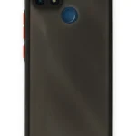 Uray store Realme C25 Kılıf Montreal Silikon Kapak - Siyah