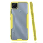 Uray store Realme C25 Kılıf Platin Silikon - Sarı