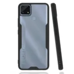 Uray store Realme C25 Kılıf Platin Silikon - Siyah