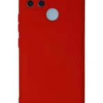 Uray store Realme C25Y Kılıf Nano içi Kadife Silikon - Kırmızı