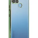 Uray store Realme C25Y Kılıf Razer Lensli Silikon - Yeşil