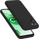 Uray store Realme C35 Kılıf First Silikon - Siyah