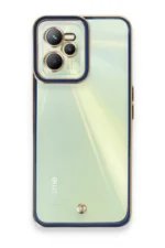 Uray store Realme C35 Kılıf Liva Lens Silikon - Mavi