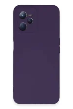 Uray store Realme C35 Kılıf Nano içi Kadife Silikon - Mor