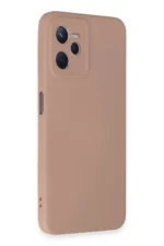 Uray store Realme C35 Kılıf Nano içi Kadife Silikon - Pudra - Görsel 2