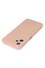 Uray store Realme C35 Kılıf Nano içi Kadife Silikon - Pudra - Görsel 3