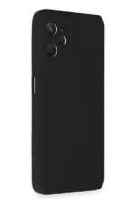 Uray store Realme C35 Kılıf Nano içi Kadife Silikon - Siyah - Görsel 2