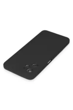 Uray store Realme C35 Kılıf Nano içi Kadife Silikon - Siyah - Görsel 3