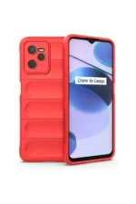 Uray store Realme C35 Kılıf Optimum Silikon - Kırmızı