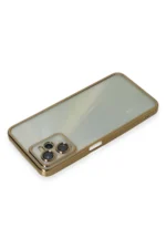Uray store Realme C35 Kılıf Razer Lensli Silikon - Gold - Görsel 3