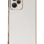 Uray store Realme C35 Kılıf Volet Silikon - Beyaz