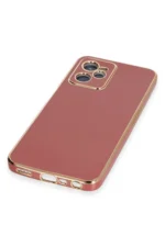 Uray store Realme C35 Kılıf Volet Silikon - Kırmızı - Görsel 4