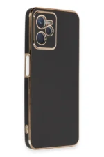 Uray store Realme C35 Kılıf Volet Silikon - Siyah - Görsel 2