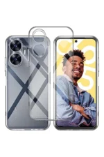 Uray store Realme C55 Kılıf Lüx Şeffaf Silikon - Görsel 2
