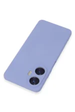 Uray store Realme C55 Kılıf Nano içi Kadife Silikon - Lila
