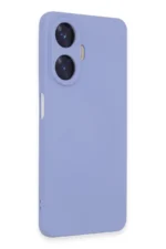 Uray store Realme C55 Kılıf Nano içi Kadife Silikon - Lila - Görsel 4