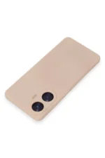 Uray store Realme C55 Kılıf Nano içi Kadife Silikon - Pudra - Görsel 2