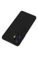 Uray store Realme C55 Kılıf Nano içi Kadife Silikon - Siyah - Görsel 4