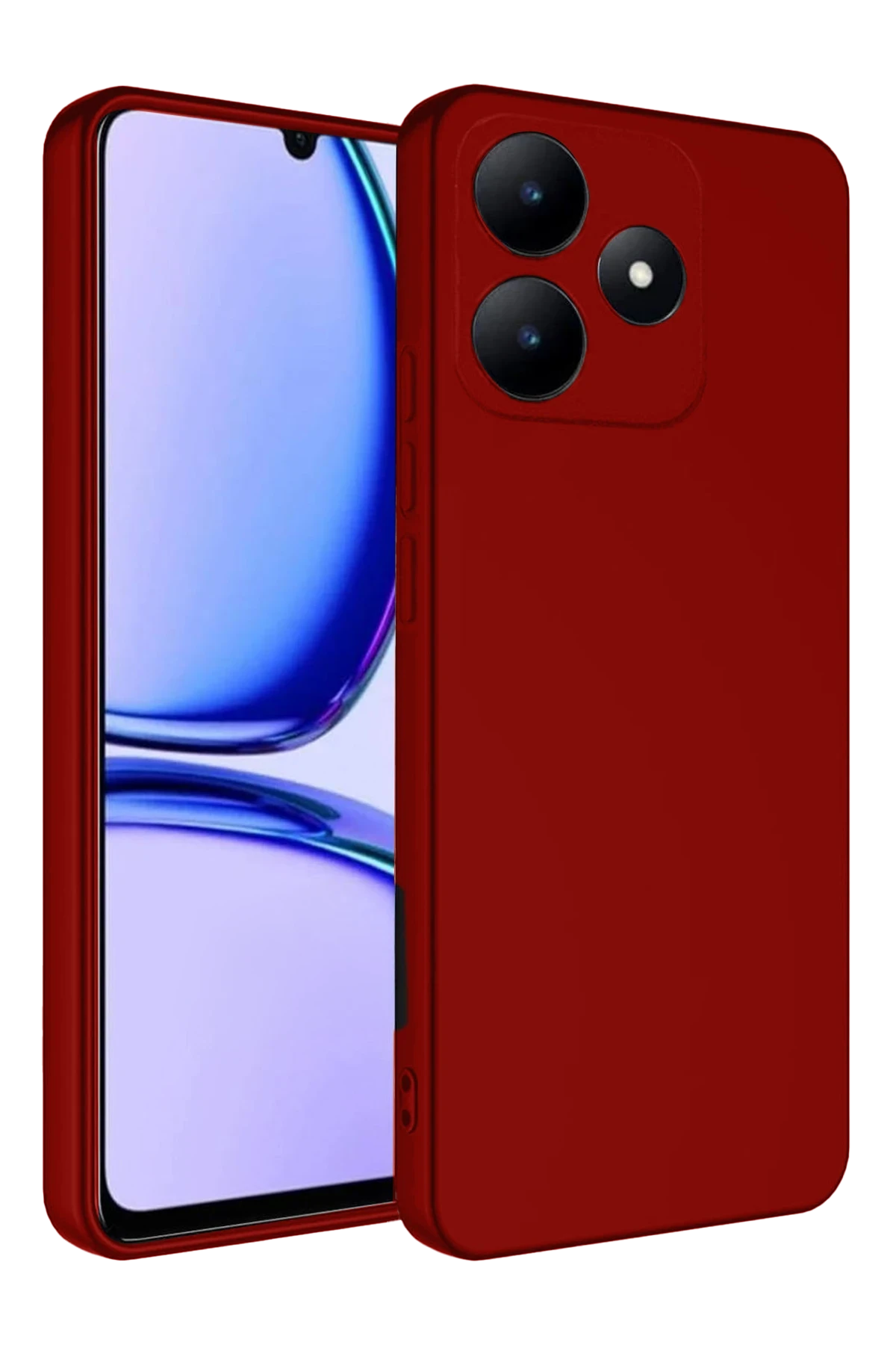 newface-realme-c61-kilif-first-silikon-kirmizi-default Uray store Realme C61 Kılıf First Silikon - Kırmızı - Görsel 1