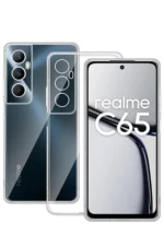 Uray store Realme C65 Kılıf Lüx Şeffaf Silikon - Görsel 2