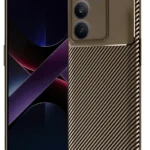 Uray store Realme C75 4G Auto Focus Karbon Kapak - Kahverengi