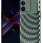 Uray store Realme C75 4G Auto Focus Karbon Kapak - Koyu Yeşil