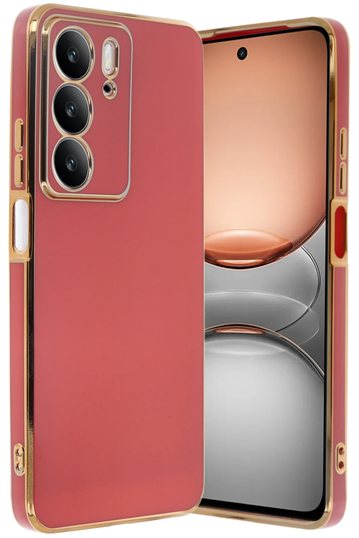 newface-realme-c75-4g-kilif-volet-silikon-kirmizi-default Uray store Realme C75 4G Kılıf Volet Silikon - Kırmızı - Görsel 1