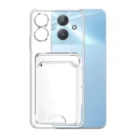 Uray store Realme Note 60 Kılıf Kart Şeffaf Silikon - Şeffaf