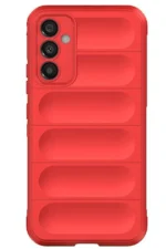 Uray store Samsung A56 Kılıf Optimum Silikon - Kırmızı