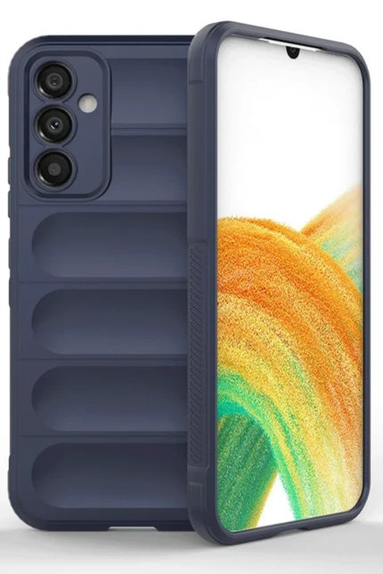 Uray store Samsung A56 Kılıf Optimum Silikon - Lacivert
