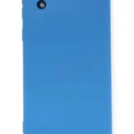 Uray store Samsung Galaxy A01 Core Kılıf Nano içi Kadife Silikon - Mavi