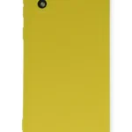 Uray store Samsung Galaxy A01 Core Kılıf Nano içi Kadife Silikon - Sarı