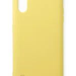 Uray store Samsung Galaxy A01 Kılıf Nano içi Kadife Silikon - Sarı