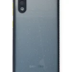 Uray store Samsung Galaxy A02 Kılıf Miami Şeffaf Silikon - Lacivert