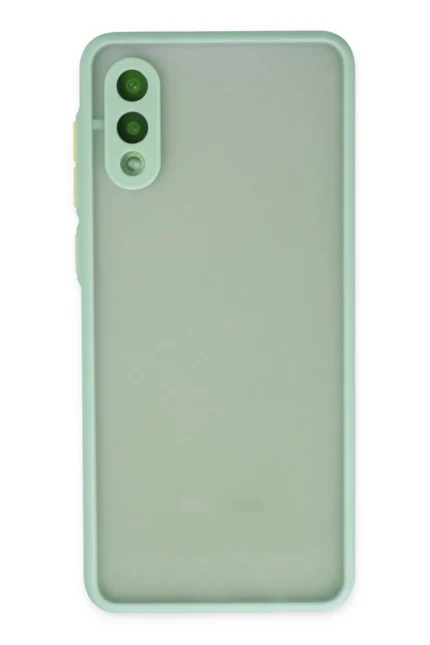 Uray store Samsung Galaxy A02 Kılıf Montreal Silikon Kapak - Turkuaz