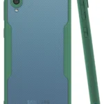 Uray store Samsung Galaxy A02 Kılıf Platin Silikon - Yeşil