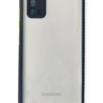 Uray store Samsung Galaxy A02S Kılıf Miami Şeffaf Silikon - Lacivert