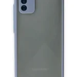 Uray store Samsung Galaxy A02S Kılıf Montreal Silikon Kapak - Gri