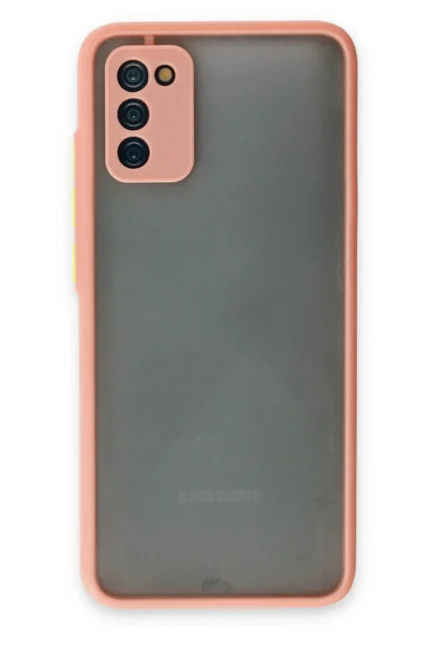Uray store Samsung Galaxy A02S Kılıf Montreal Silikon Kapak - Pembe