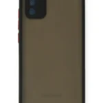 Uray store Samsung Galaxy A02S Kılıf Montreal Silikon Kapak - Siyah